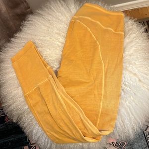 Never Worn Free People High-Rise 7/8 Length Good Karma Leggings